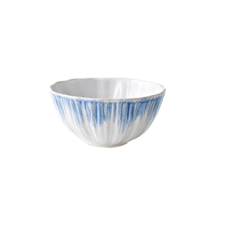 Vietri Bari Blue and White Cereal Bowl