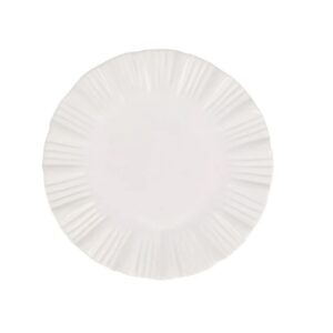 Vietri Bari White European Dinner Plate