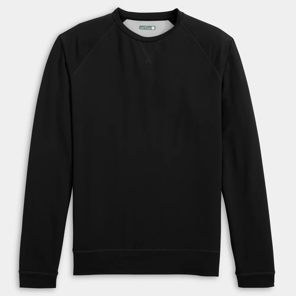 Genteal Richmond Venture Performance Crewneck - Black