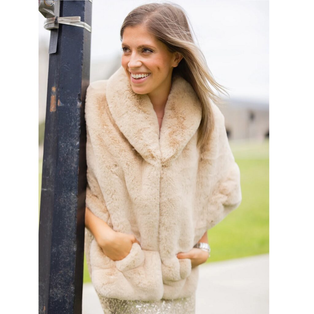 Pretty Rugged Collins Capelet - Camel