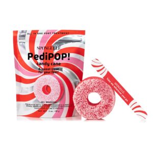 Spongelle Candy Cane - Holiday PediPOP! Pedi Buffer & Nail File