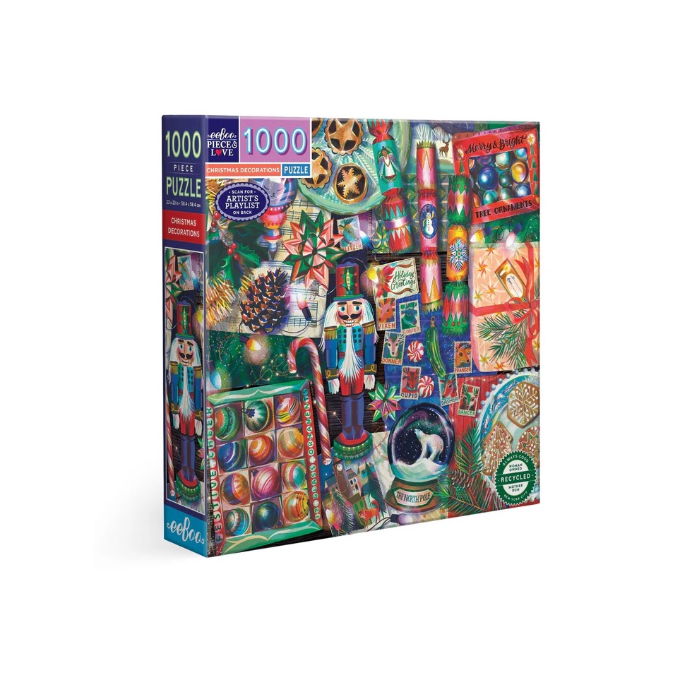 Christmas Decorations 1000 Piece Puzzle