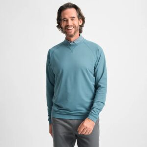 Genteal Richmond Venture Performance Crewneck - Deep Ocean