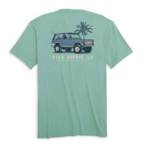 Fish Hippie Park It Short Sleeve Tee - Fern