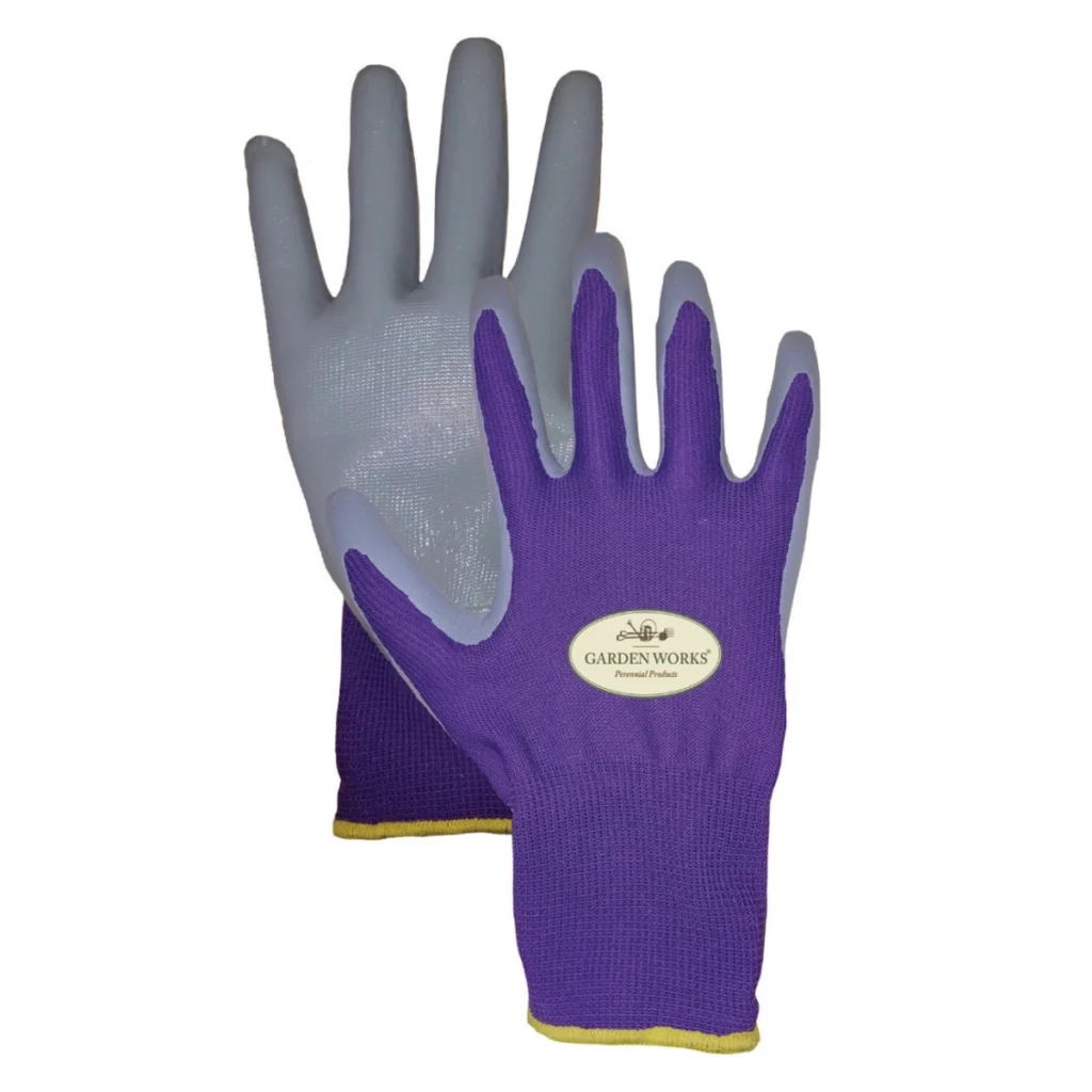 Garden Works Weeders Gloves - Purple2