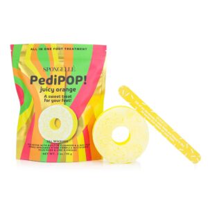 Spongelle Juicy Orange - PediPOP! Pedi Buffer & Nail File