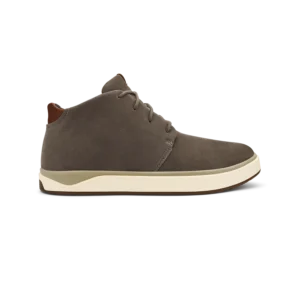 OluKai Papakū ‘Ili Men’s Nubuck Leather Boots - Mustang