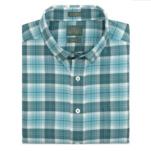 Genteal Chickory Softouch Long Sleeve‭ ‬Performance‭ ‬Sport Shirt - Riverbank Chickory Plaid