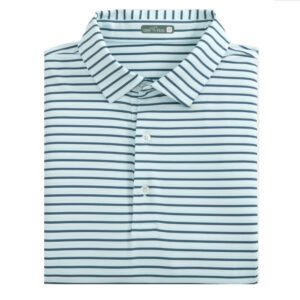 Genteal Maritime Performance Short Sleeve Polo - Seaside Stripe