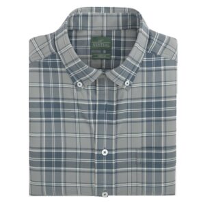 Genteal Boulder Softouch Long Sleeve ‬Performance Sport Shirt - Steelhead Plaid