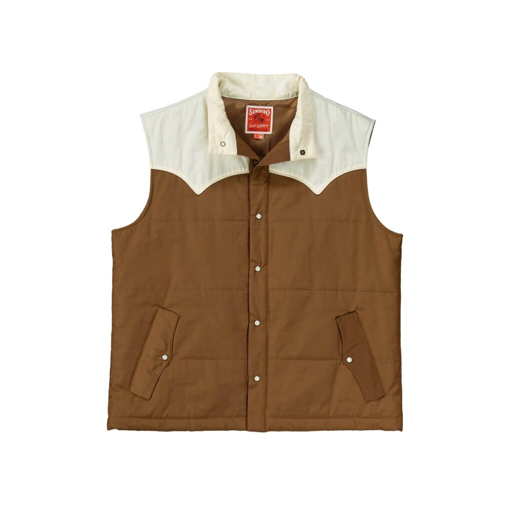 Sendero Provisions The Vaquero Vest - Brown/Buckskin