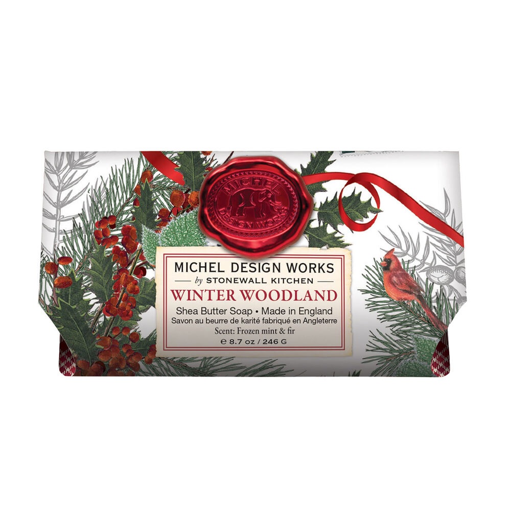 Michel Design Works Winter Woodland Large Bath Soap Bar