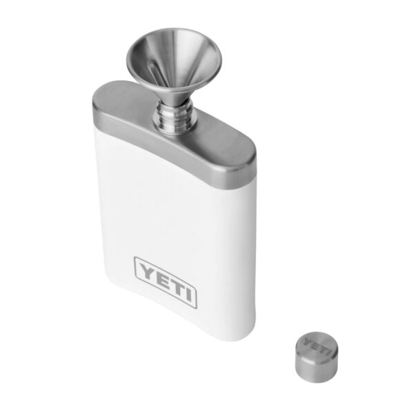 Yeti Flask with Funnel - White