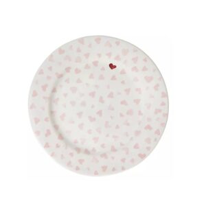 Juliska Love You More Dessert/Salad Plate - Pink Multi