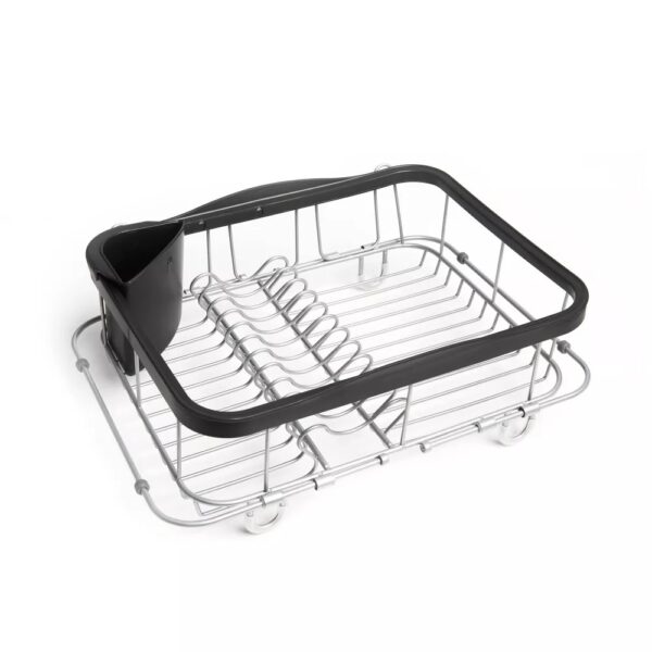 Umbra Sinkin Multi Use Dish Rack - Black/Nickel