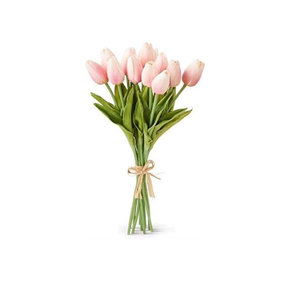 K&K Interiors Pink Mini Tulips Bouquet