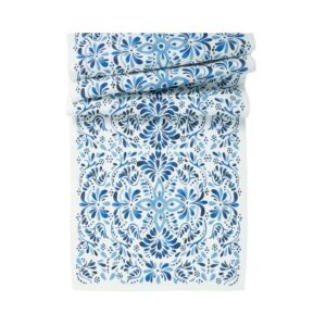 Juliska Iberian 18" x 90" Table Runner - Indigo