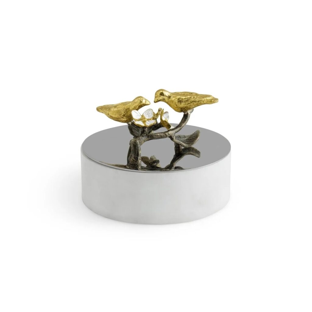 Michael Aram Lovebirds Trinket Box